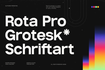 Rota Pro Grotesk: Modern Typography for Creative Projects