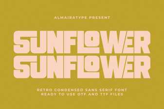 Sunflower Font Design Ideas for Creative Projects