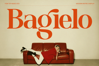 Designing with Bagielo Font: Inspiration and Use